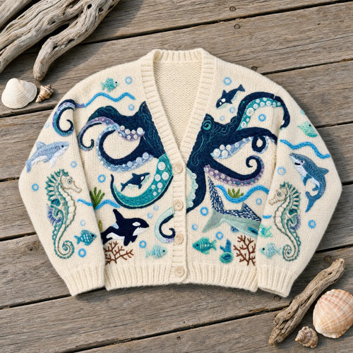 Handmade Ocean Cardigans