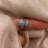 Blue Whale Adjustable 925 Sterling Silver Ring