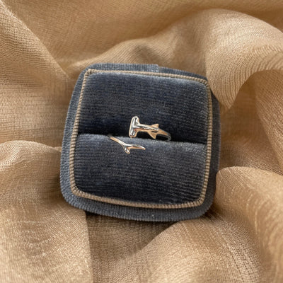 Hammerhead Shark 925 Sterling Silver Ring