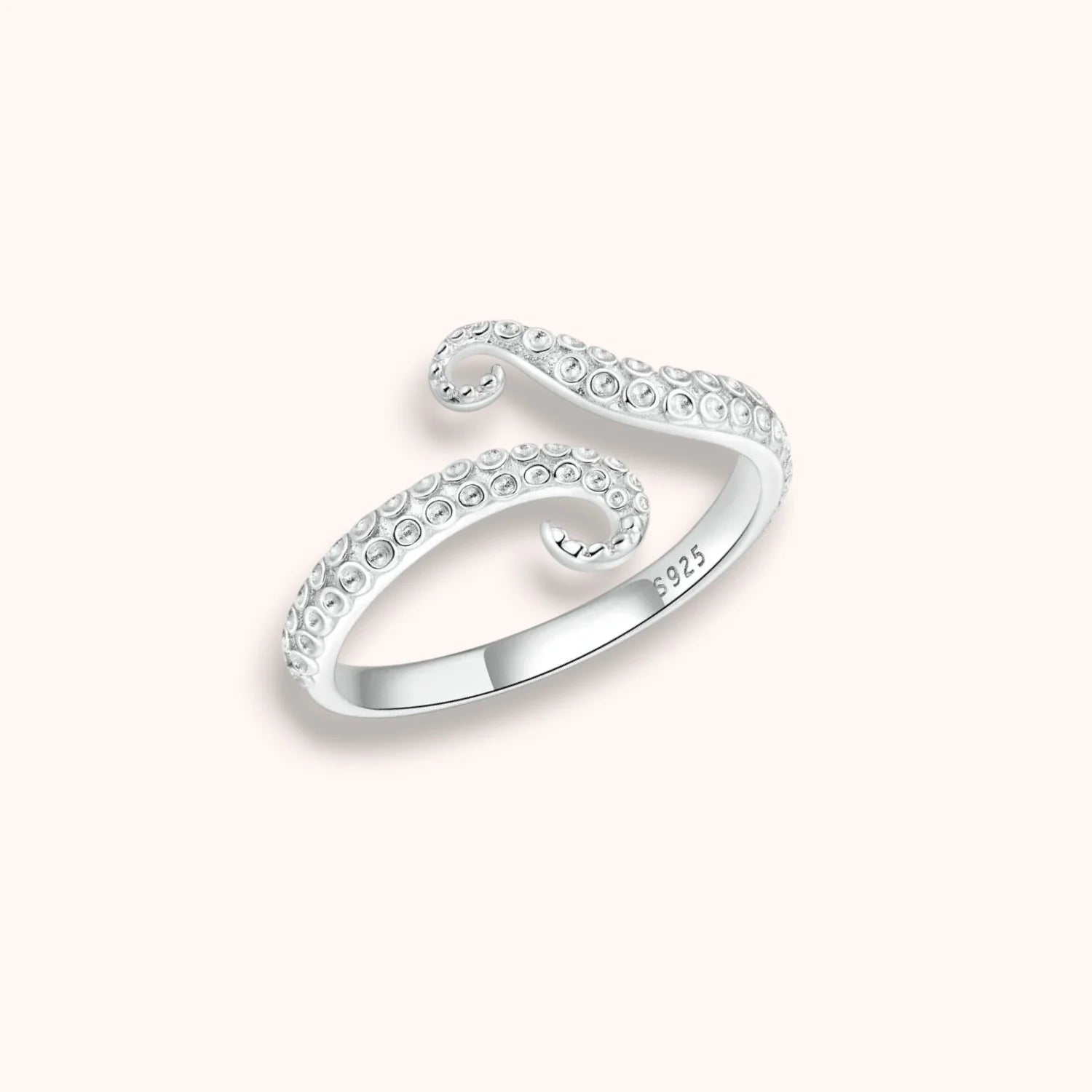 Octopus 925 Sterling Silver Ring